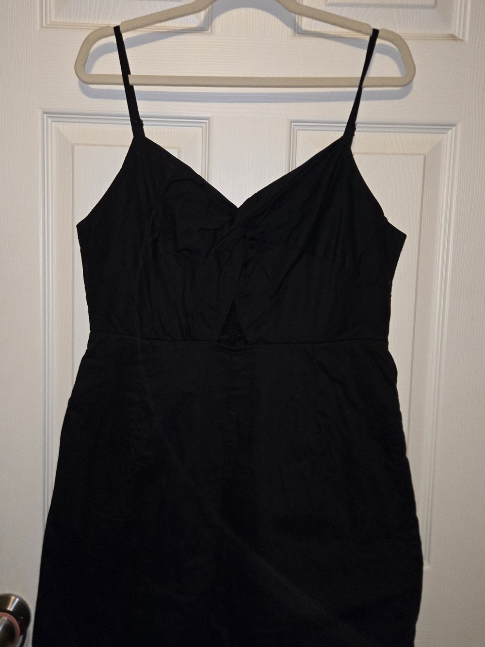 Old Navy Black Twist-Front Spaghetti Strap Romper - Picture 2 of 4